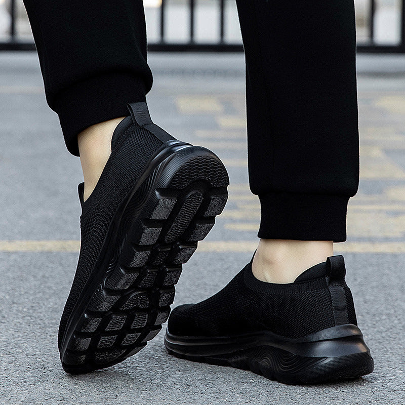 Dame Slip-On Sport Sneakers med åndbart strikdesign Stilla