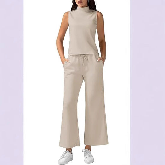 Dame Elegant og komfortabel jumpsuit med bred ben og høj talje Stilla