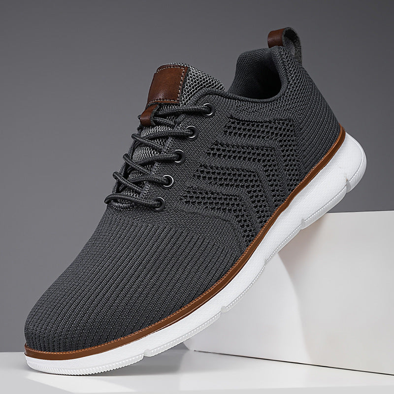 Herre alsidige åndbare strik-sneakers med ortopædisk støtte Stilla