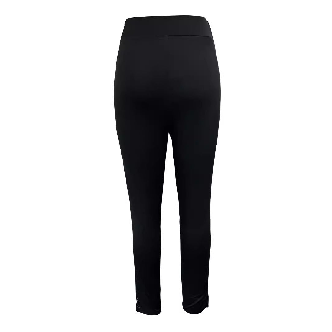Dame Sport-Leggings med transparente spidsapplikationer Stilla
