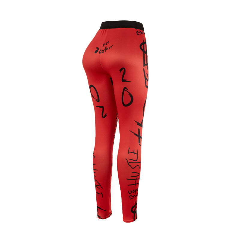 Dame grafiktryk leggings Stilla