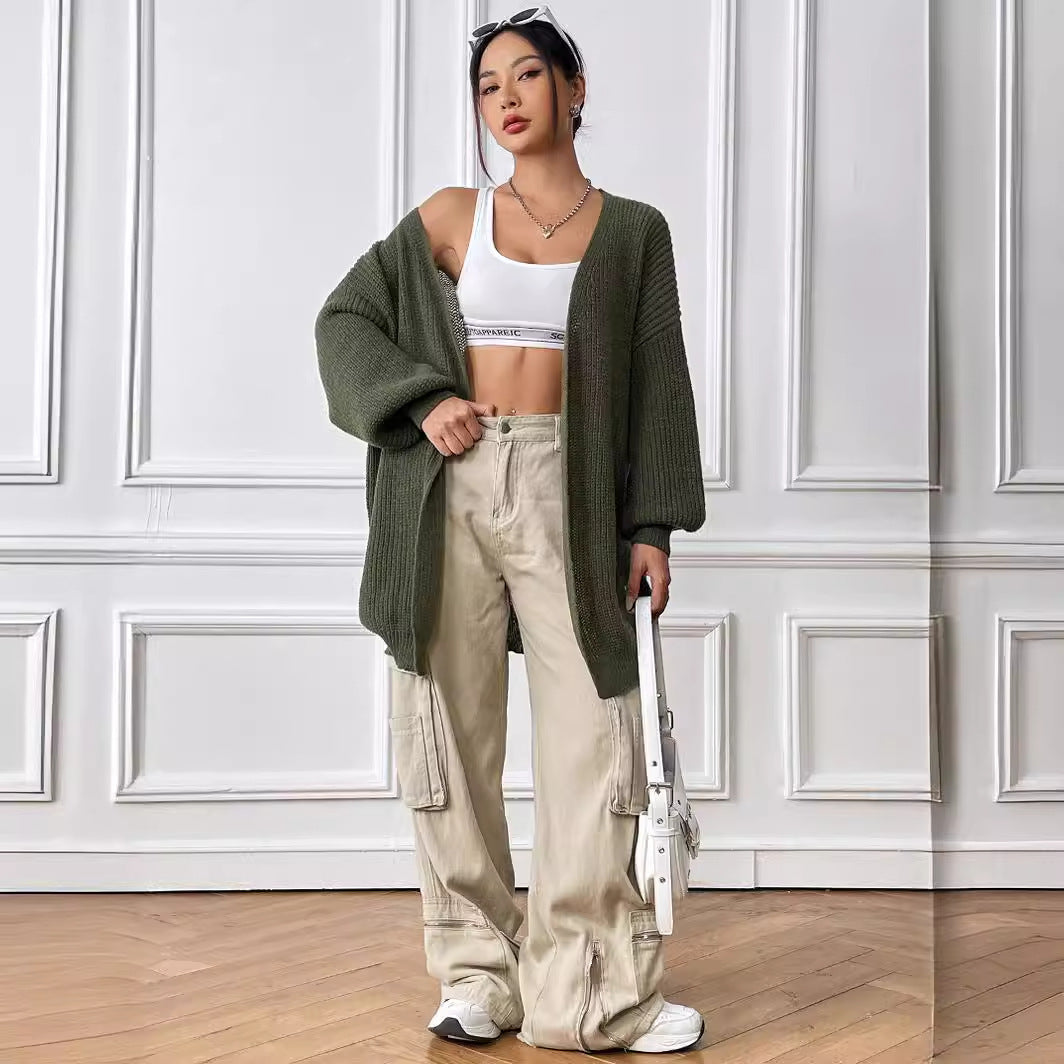 Femme Oversized Strikjakke Stilla