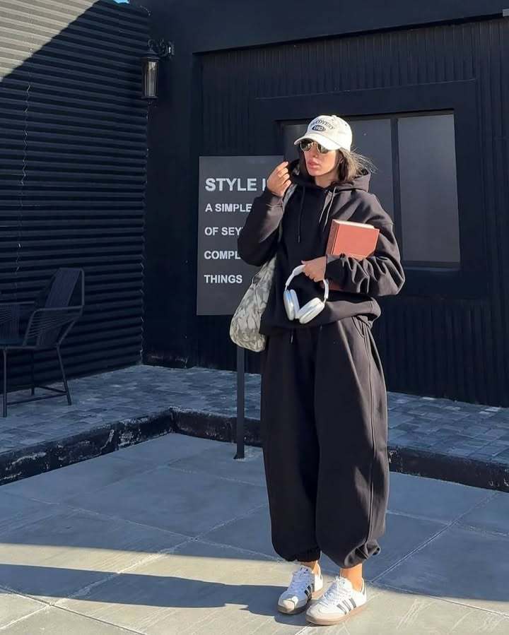 Dame afslappet oversized joggingdragt Stilla