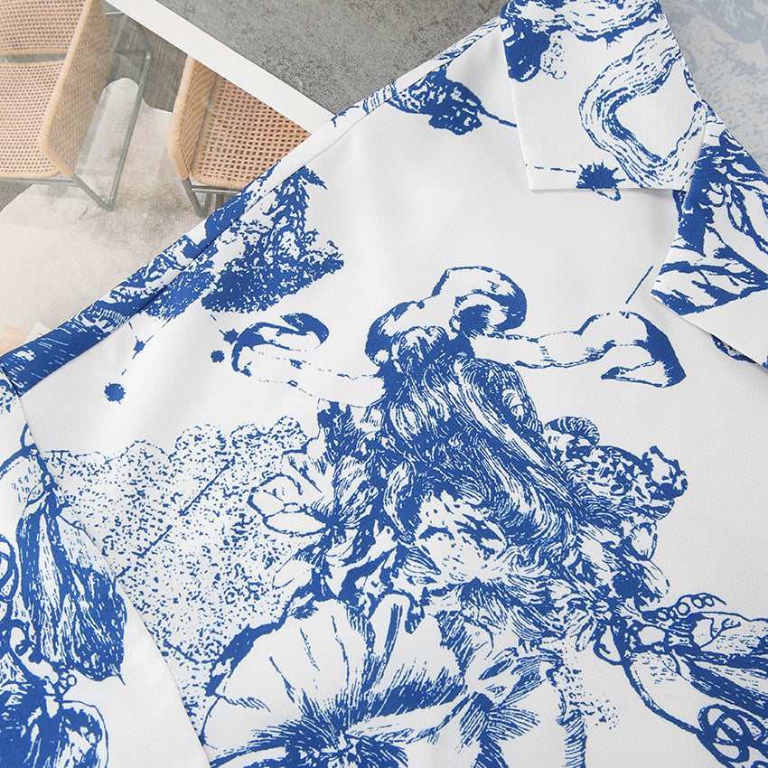 Dame afslappet sommer-outfit-sæt med blomsterprint og komfortabel pasform Stilla