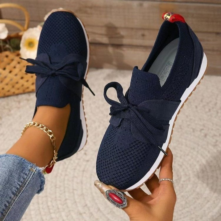 Dame åndbare sport sneakers med elastisk overmateriale Stilla