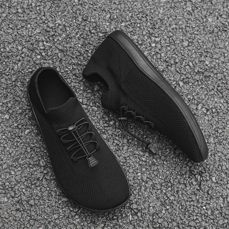 Herrer Åndbare Slip-On Sneakers med Elastisk Lukning Stilla