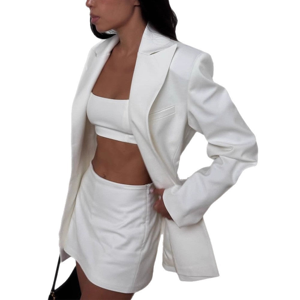 Dame Elegant Blazer med figursyet snit Stilla