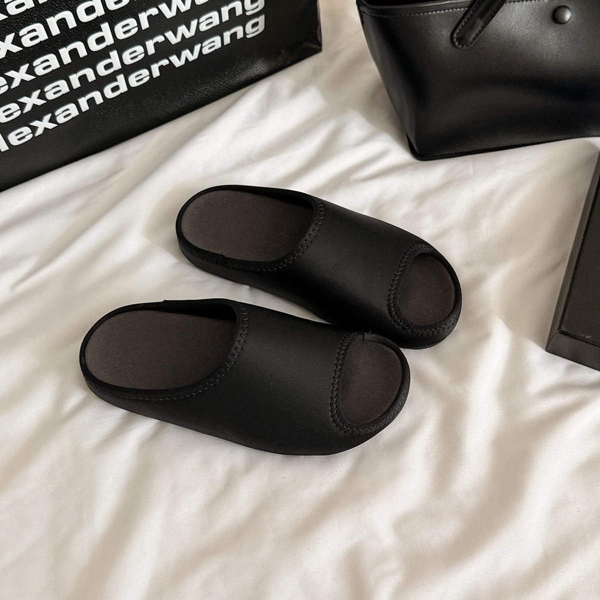 Femme Open-Toe Komfort Slide Hjemmesko Stilla