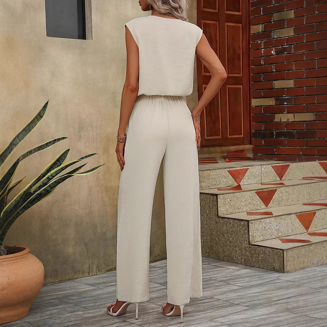 Damer V-udskæring Bund-Tie-Overalls Stilla