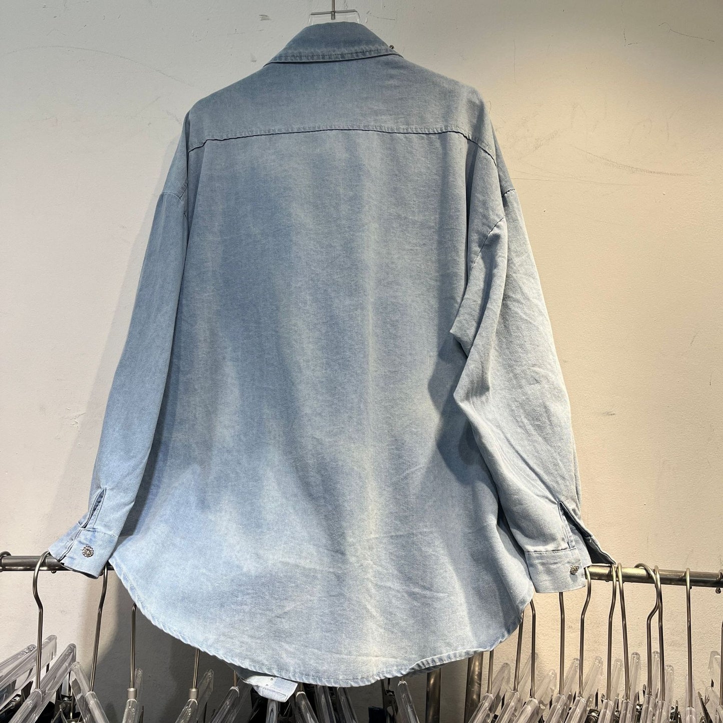 Stilla | Jeansjakke med pailletter