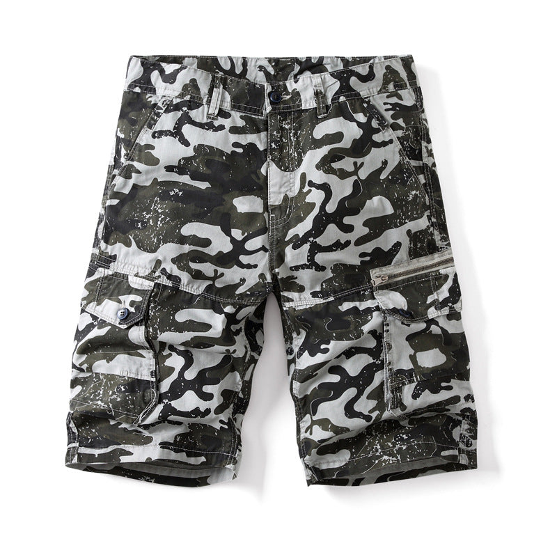 Herre Cargo Shorts med Utility-lommer Stilla