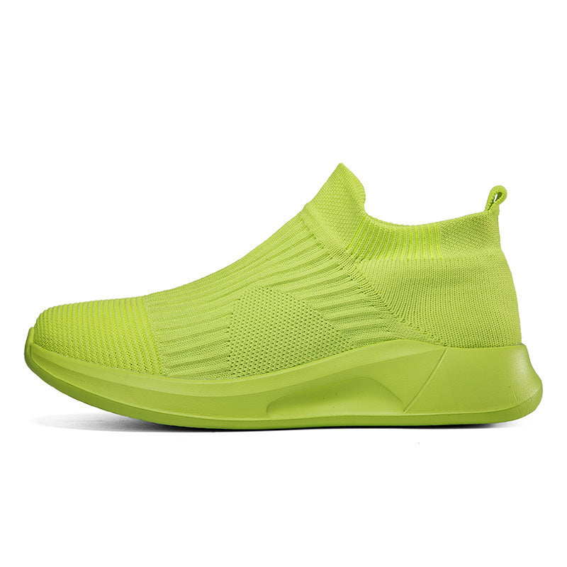 Herrer High-Top Sok-Stil Performance Sneakers Stilla