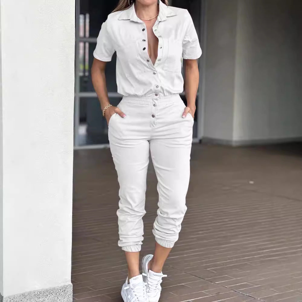Dame jumpsuit i afslappet stil Stilla