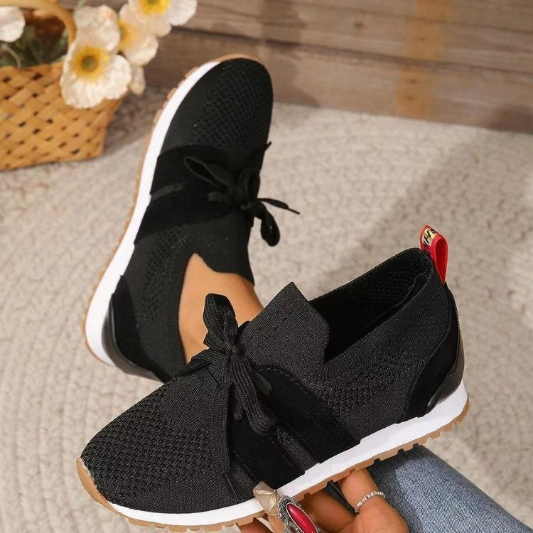 Dame Åndbare Sneakers med fleksibelt Overmateriale og skridsikker Sål Stilla