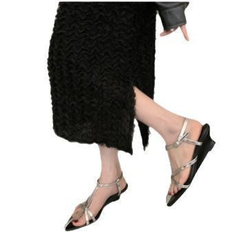 Femme Strappy Open-Toe Flade Sandaler med minimalistisk design Stilla
