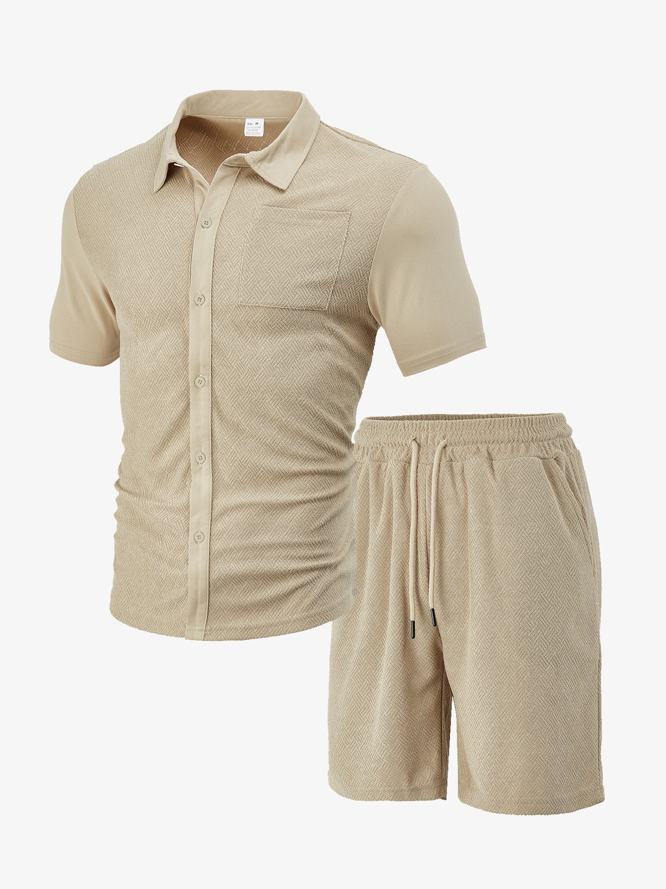 Herre fritidsoutfits med åndbart tekstur og praktiske lommer Stilla