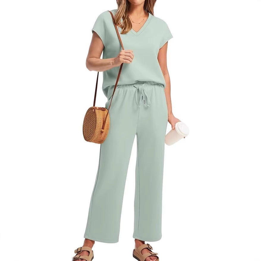 Dame afslappet jumpsuit med bredt ben Stilla