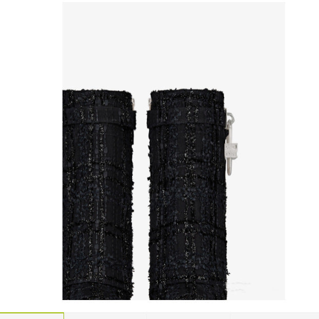 Femme Textured High-Cut Ankelstøvler med dekorative spænder Stilla