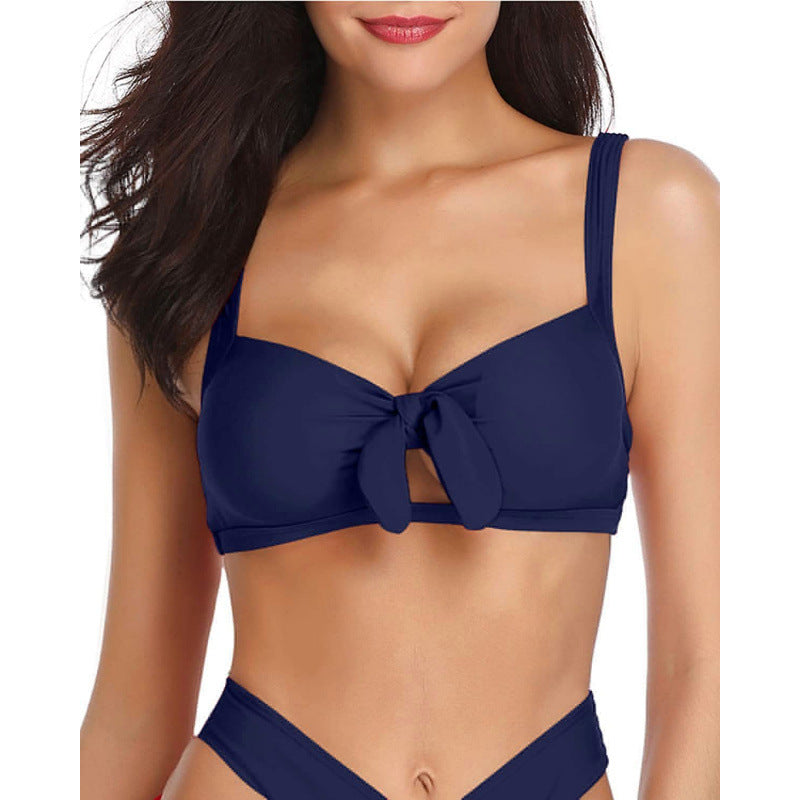 Dame bikini top med elegant knude Stilla