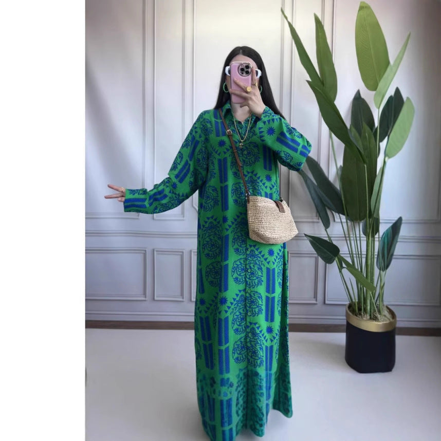 Dame longshirt med blomsterprint og afslappet snit Stilla