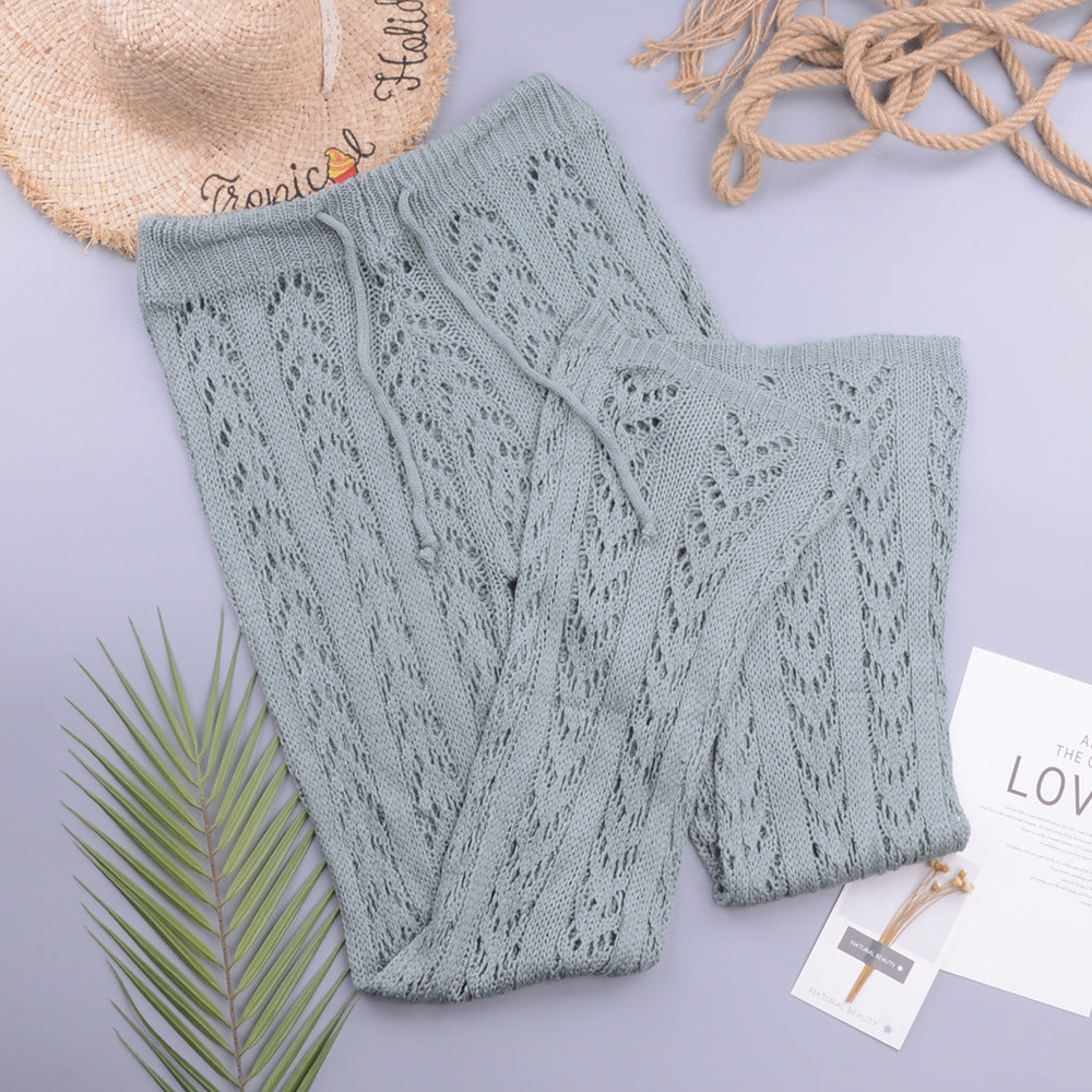 Dame Luftige Strikleggings Stilla