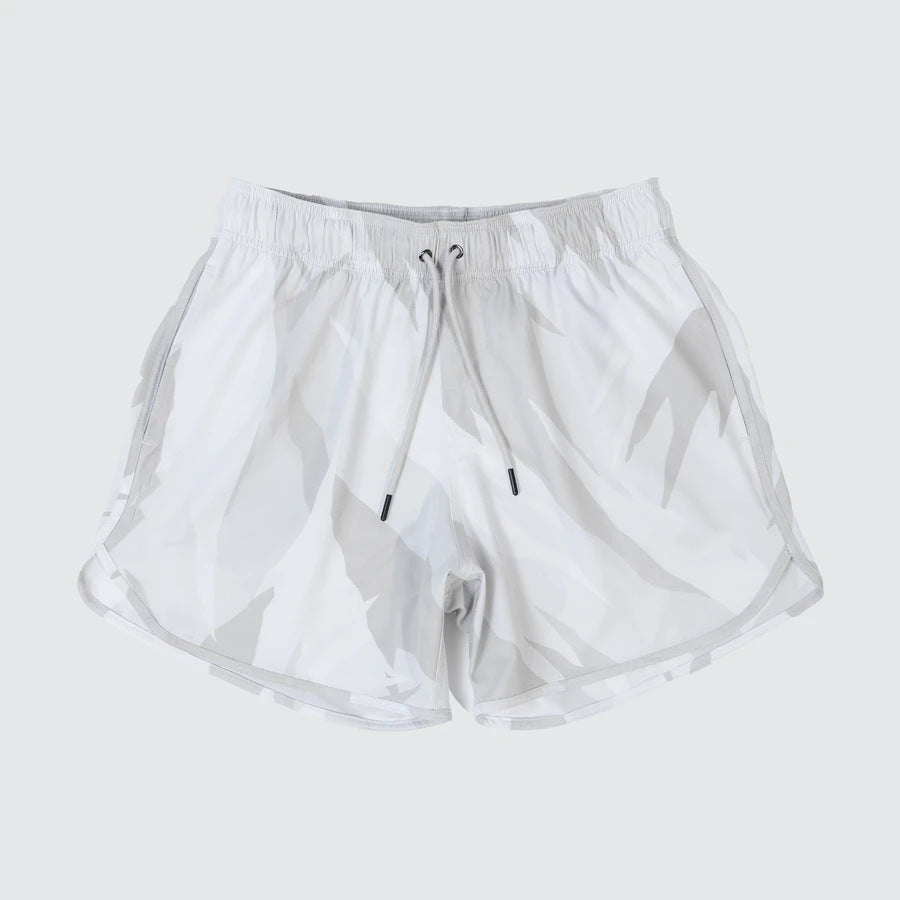 Herrer Sportlige Badetrunks med elastisk bund og innovativt camouflage-design Stilla