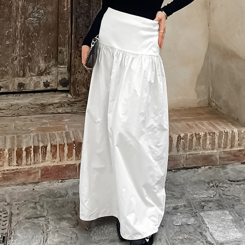 Dame Maxi Nederdel med elegant taljesnit og svungent design Stilla