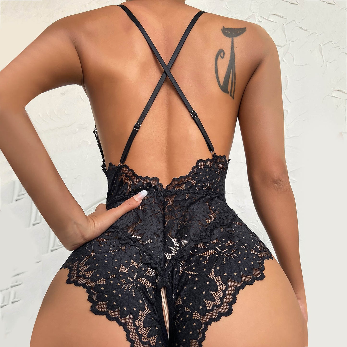 Dame spidsudskæring bodysuit Stilla
