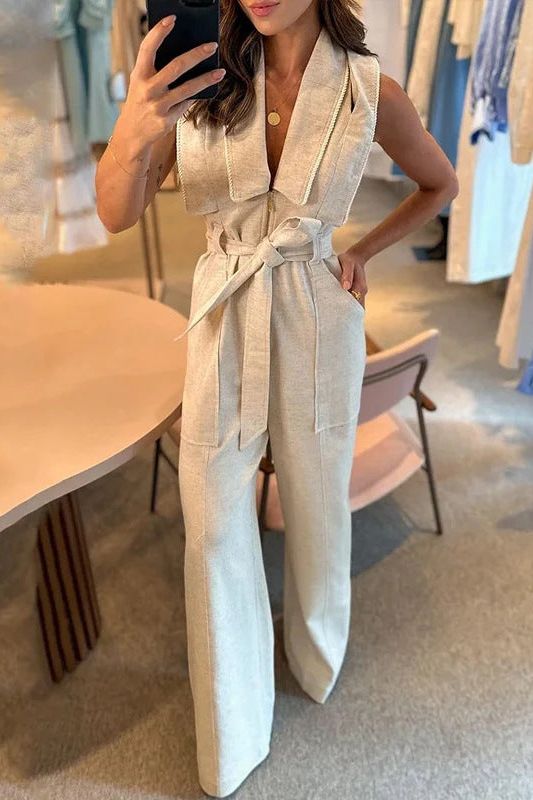 Stilla | Polo Krave Talje Jumpsuit