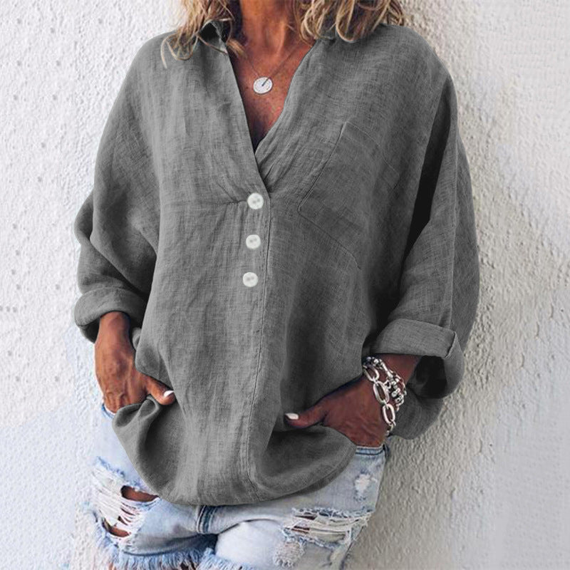 Stilla | Stilfuld pullover i bomuld og hør
