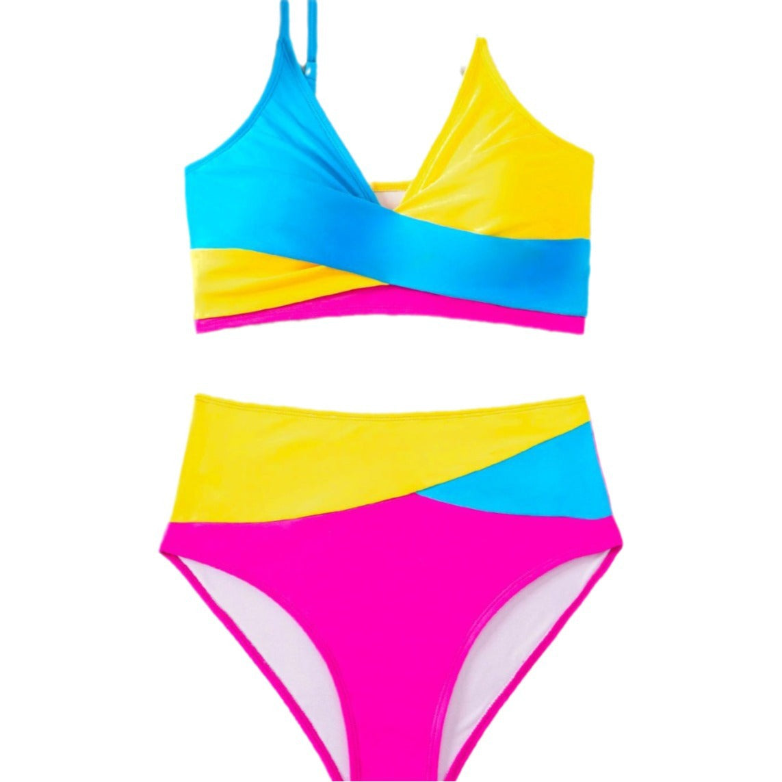 Dame højarmeret bikini med elegant indviklingsdesign Stilla