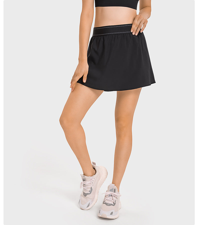 Stilla | Waist Kølende Tennis Skort Hurtigtørrende, Åndbar & Indbyggede Shorts