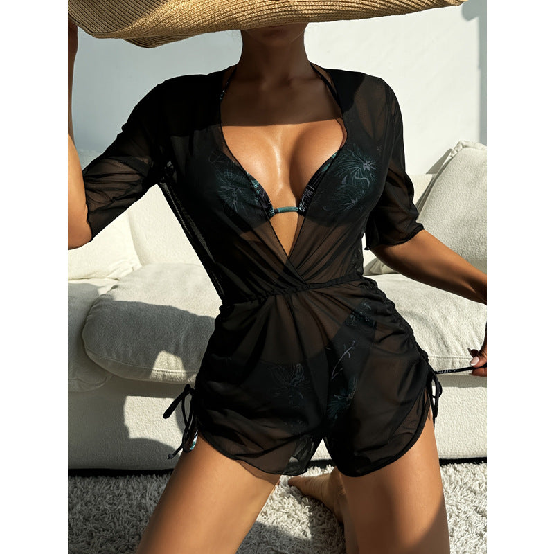 Femme Gennemsigtig Cover-Up Jumpsuit Stilla