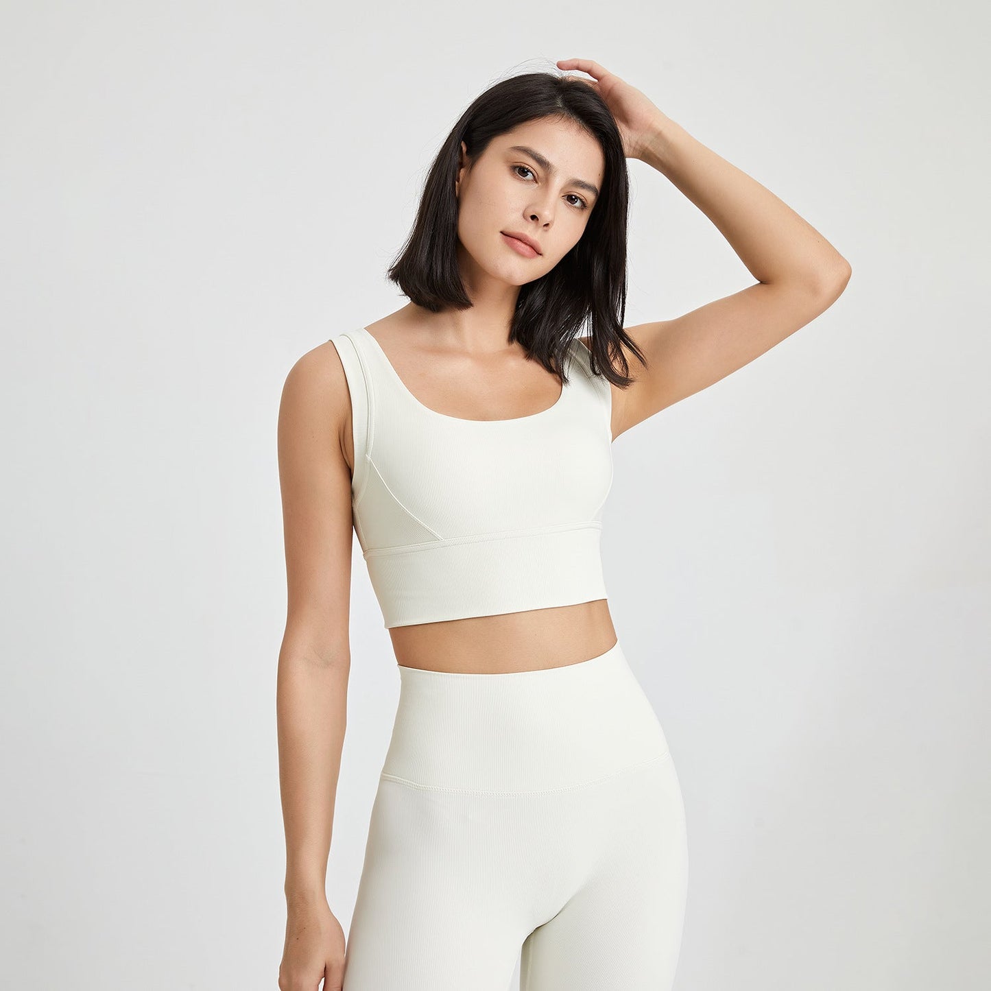 Stilla | Strength Nude Feel Yoga Bra Beauty Back Push up Fitness Vest Til Kvinder