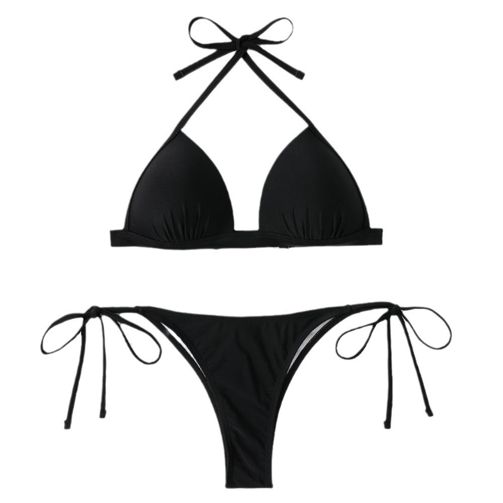 Dame Triangle Tie-Back Bikini Sæt Stilla