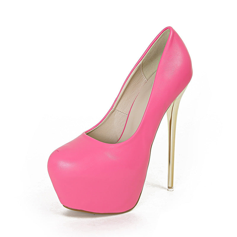 Dame Plateau Pumps med elegant Stiletto hæl Stilla