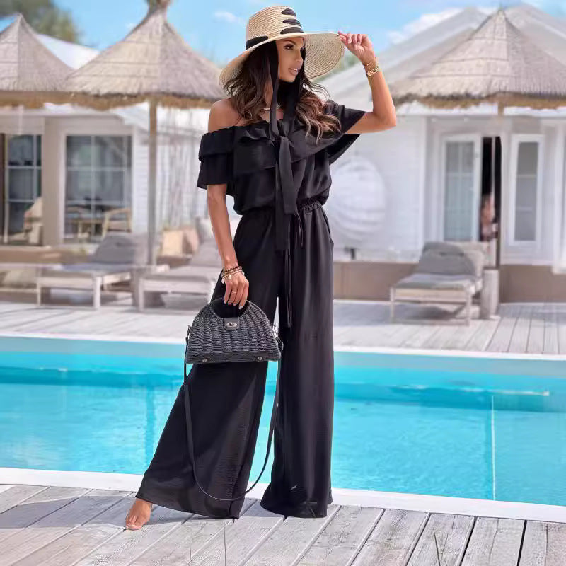 Dame Off-Shoulder Bred Ben Jumpsuit Stilla