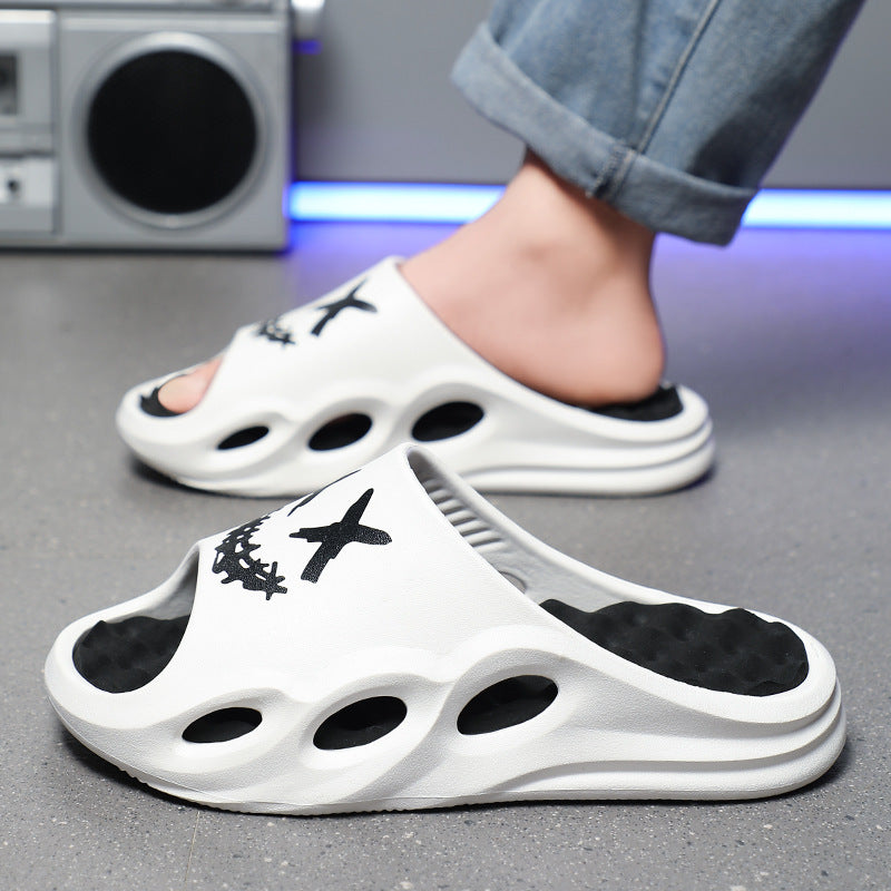 Dame Behagelige Slip-On Hjemmesko med skridsikker sål og åndbart design Stilla