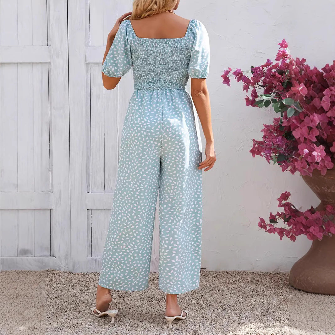 Dame Floral Elegant Jumpsuit Stilla