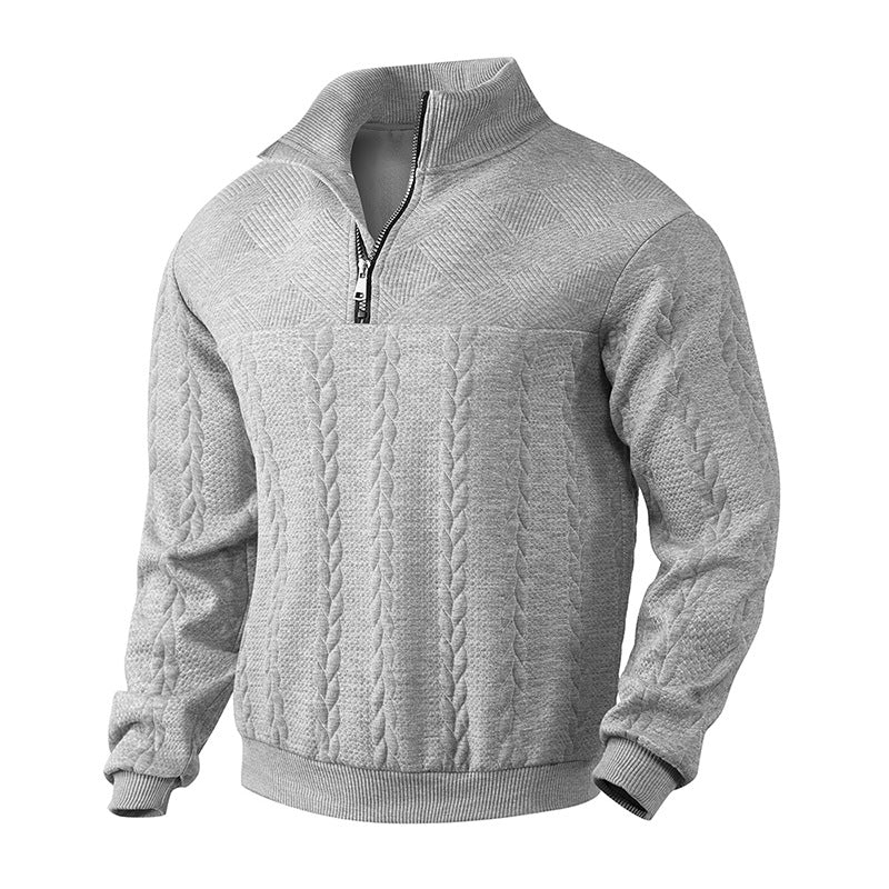 Stilla | Pullover med Kvart Lynlås Stilfuld Komfort til Enhver Lejlighed