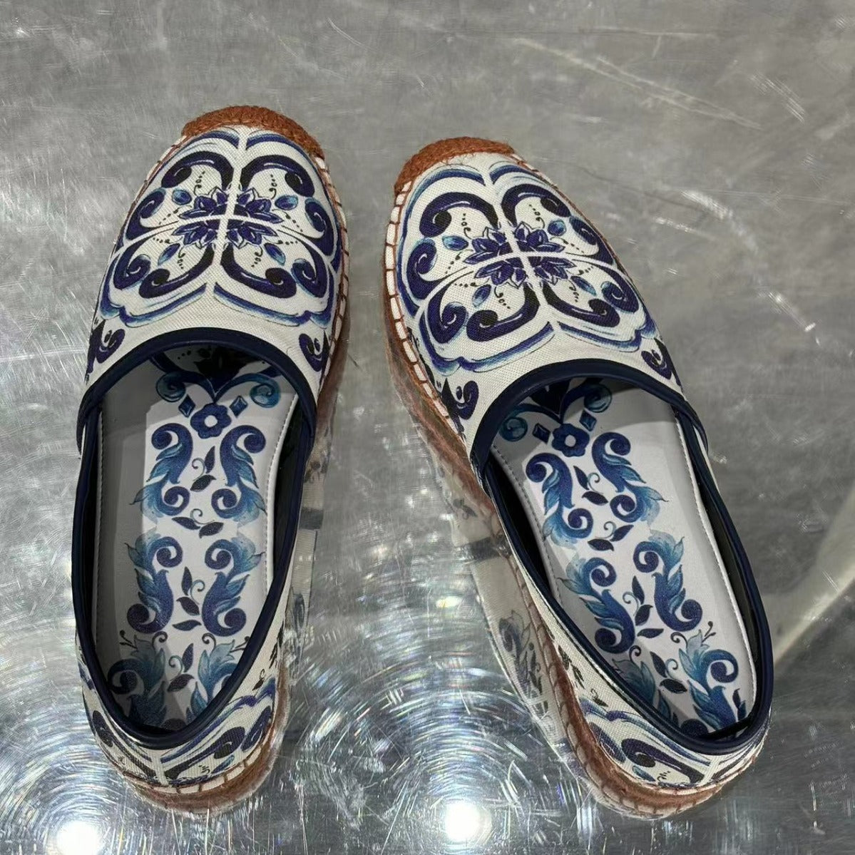 Femme Dekorative Slip-On Espadrilles Stilla
