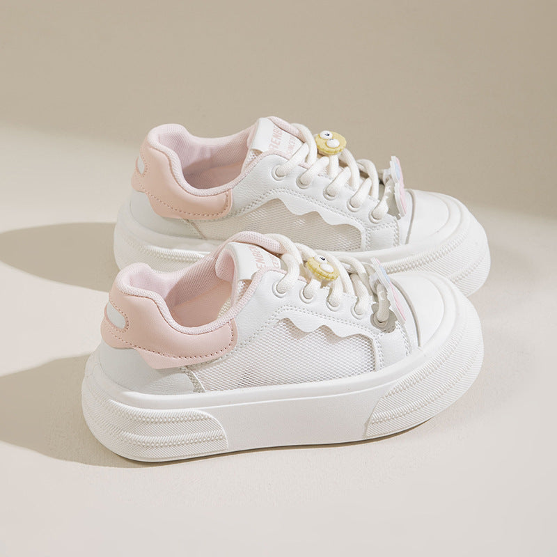 Dame Chunky Sneakers med legende design og åndbar mesh-overflade Stilla