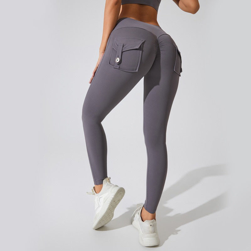 Damer Sporty Leggings med praktiske lommer Stilla