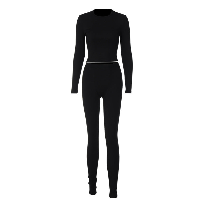 Dame Sportsæt med langærmet overdel og tætsiddende leggings Stilla