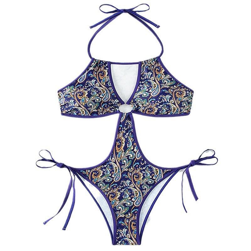 Dame Cut-Out Halter Badetøj Stilla