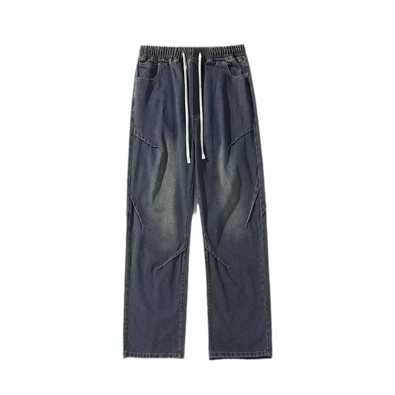 Herre afslappede baggy jeans med unikke syninger og en behagelig pasform Stilla