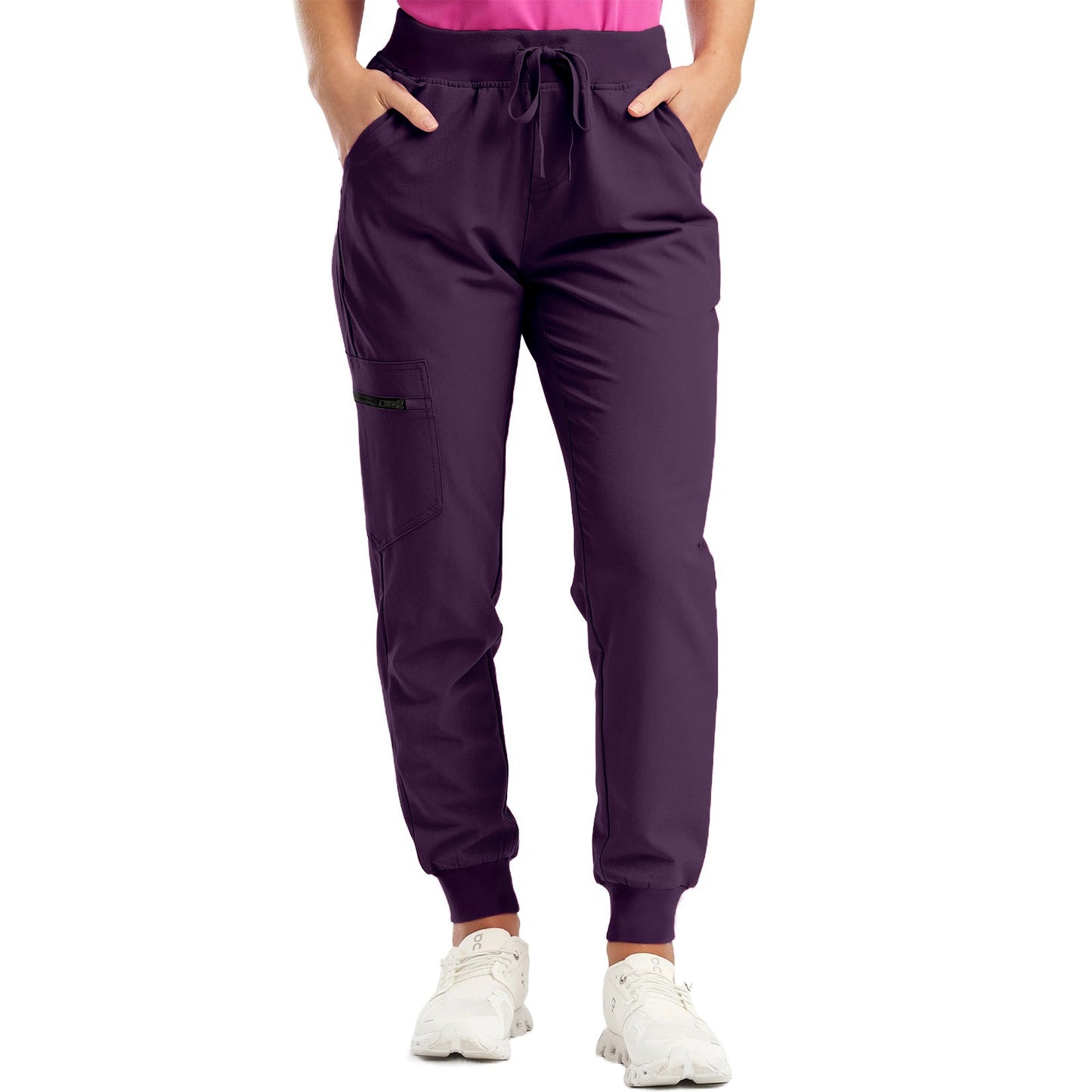 Dame Sporty Cargo-Bukser med elastisk talje og praktiske lommer Stilla
