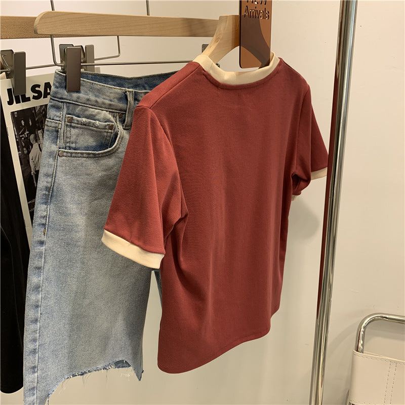 Femme Casual Graphic T-shirt med Weekend Planer Design Stilla