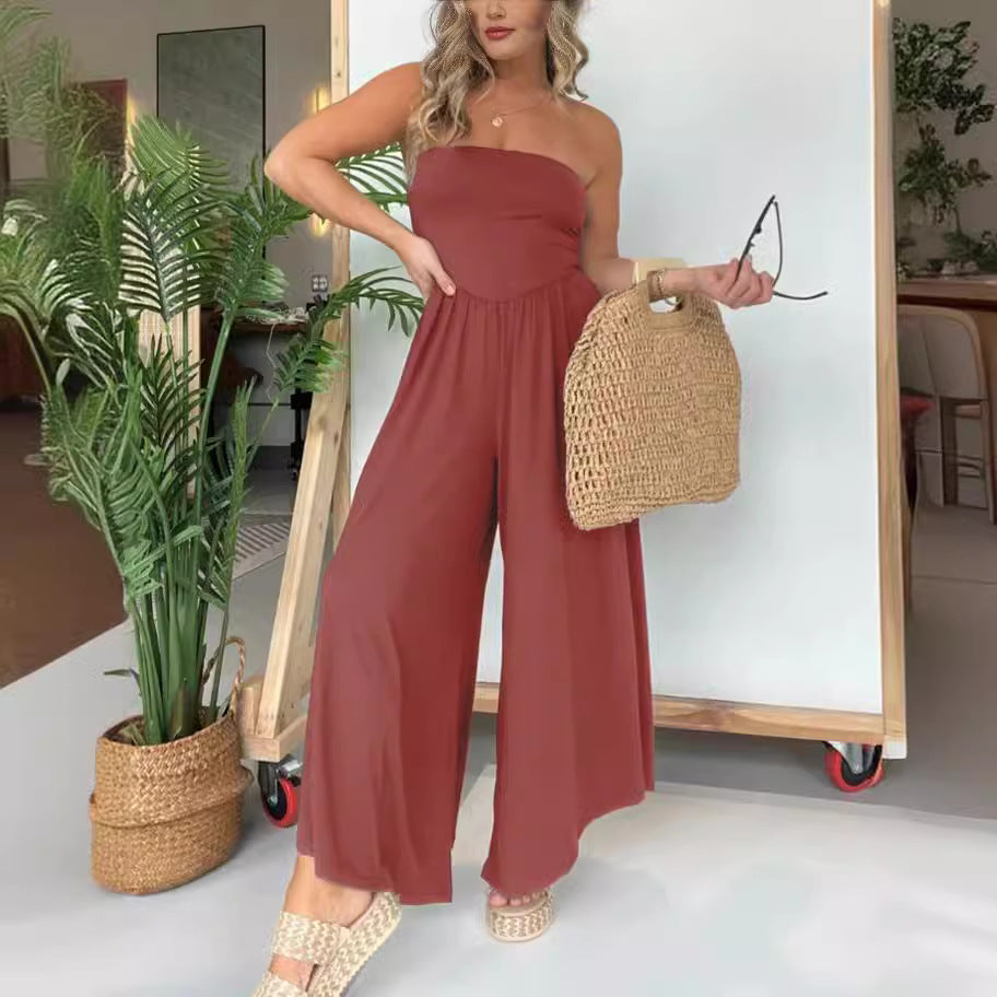 Kvinde Strapless Bred Ben Jumpsuit Stilla 1750322261