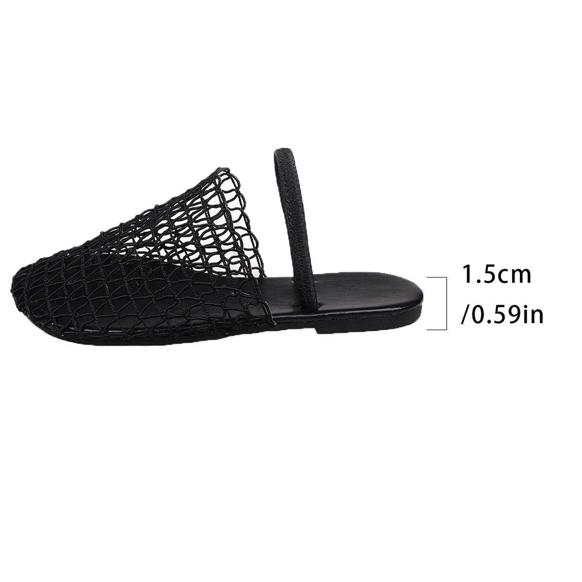 Dame Åbne Net Sandaler i afslappet Design Stilla